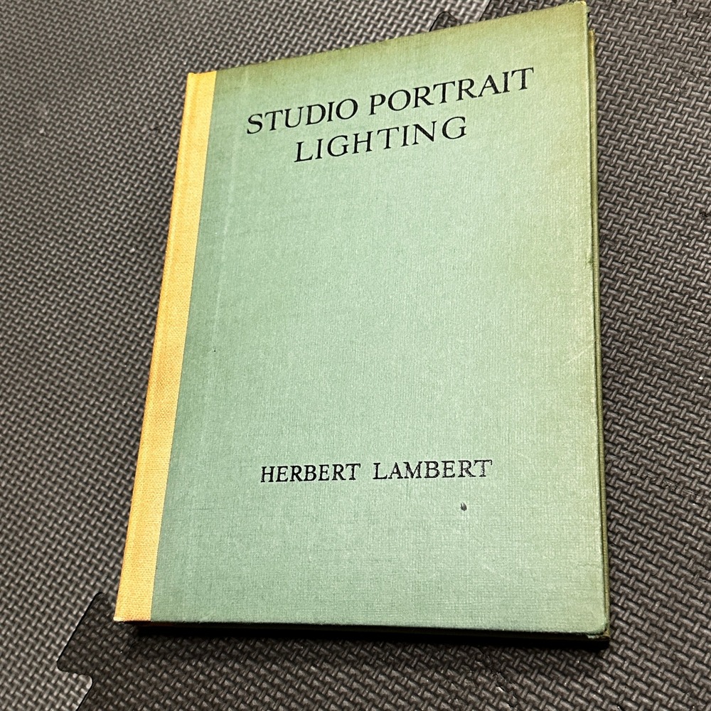 Studio Portrait Lighting Herbert Lambert 1946 3rd Ed Vintage Photography Book